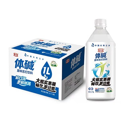體堿原味蘇打水1L